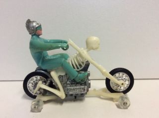 Hot Wheels Rrrumbler Bone Shaker & Light Blue/silver Fin Rider Rrrumblers