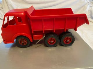 Vintage International Harvester Plastic Toy Cab Over Dump Truck W/ Box