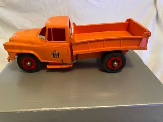 Vintage International Harvester Plastic Toy A - Line Dump Truck W/ Box