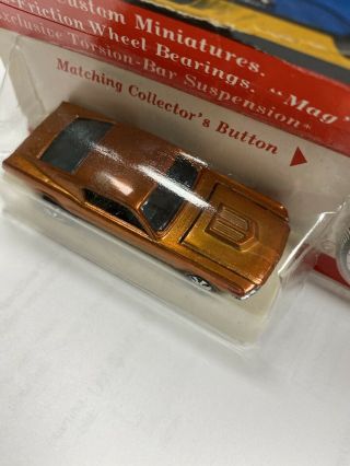 Hot Wheels Redlines Custom Mustang 1967 on Card Orange 2