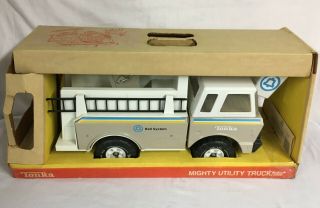 Vintage 1978 Tonka Mighty Utility Truck Bell System Telephone Bucket Truck 3956