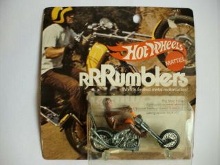 Hotwheels Rrrumblers Mean Machine W/brown Rider - Moc