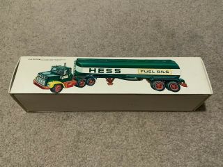 1977 Hess Fuel Oil Tanker Toy Truck,  With Inserts