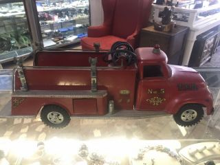 Vintage 1956 Tonka Tfd No.  5 Suburban Pumper Fire Truck.  - Tc1