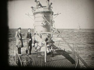 Wwii British 16mm Home Movie Life On The Submarine Hmsp553 & Hmcs Woodstock K238