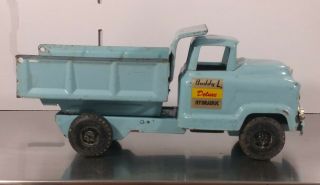 Vintage Buddy L,  Gmc 550 Hydraulic Dump Truck,  Pressed Steel Toy