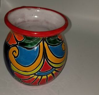 Mexican Talavera Pottery Tea Coffee Cup Mug Hand Painted Legamz Mexico Signed