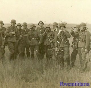 Tough Wehrmacht Combat Infantry Squad W/ Mp - 40 Sub - Mg 
