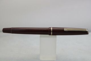 Vintage Osmiroid No.  75 Rolatip Medium Soft Fountain Pen,  Burgundy 3