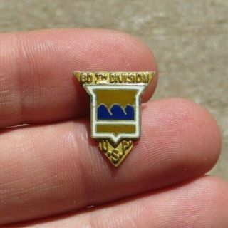 Ww2 Us Army Military 80th Infantry Division Enamel Lapel Pin