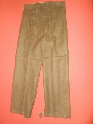 Greek Army - : 1951 Brown Battledress Trousers No10.