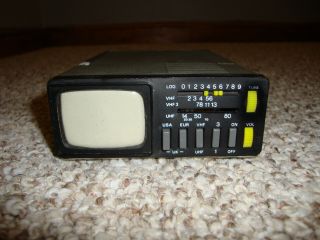 Sinclair Micro - Vision Mtv1 Pocket Television Tv Model Mtv - 1 Microvision