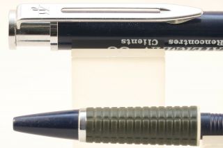 Vintage Waterman International Ballpoint Pen,  Dark Blue With Ct