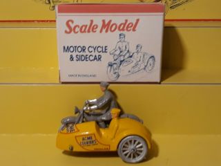 Matchbox Lesney Mica Debo Motorcycle With Sidecar W/ Box