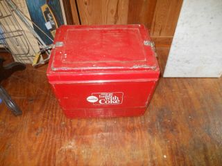 Vintage Coca Cola Picnic Cooler Progress Refrigerator Co.  Louisville Ky