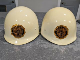 Vintage American Legion Helmets - Set Of 2