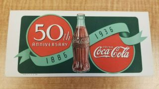 Two 1930 ' s Coca - Cola Ink Blotters Soda Fountain 3