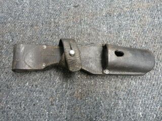 Pre Wwii German 98k Mauser Bayo Leather Frog - Dated 1935 -