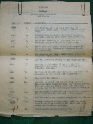 Wwii Us Army 91st Infantry Division 1943 Oregon Maneuvers Notes Documents