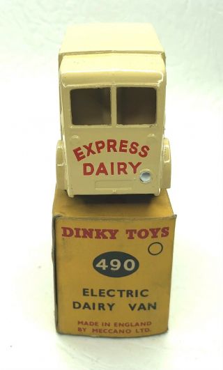 Dinky Toys 490 Electric Dairy Van. 3