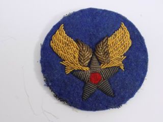 Wwii Us Army Air Corps Bullion Patch