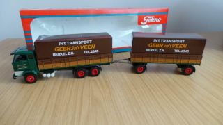 HB7: Tekno 1:50 Scale Gerb in ' t Veen Volvo Rigid Truck with Trailer 2