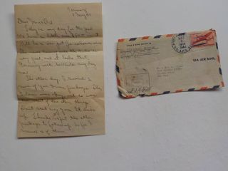 Wwii Letter 1945 Adolf Hitler Caput Benito Mussolini So Is Tojo Germany Ww2
