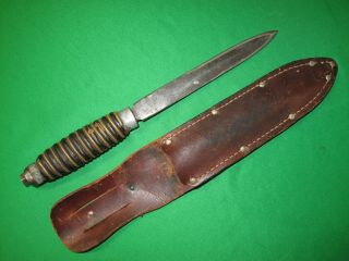 Us Ww2 Trench Knife Dagger German Handle