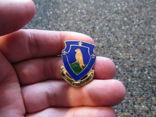 Wwii Us Army Dui/di Crest Pinback 314th Infantry Regiment Unmarked Rr