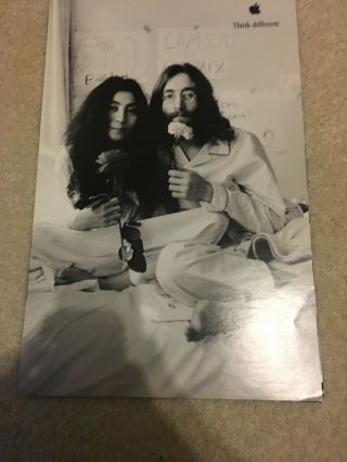 1998 Apple Think Different Poster - John Lennon - 11x17 -