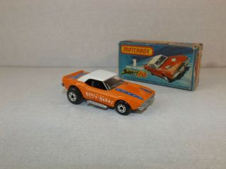 Matchbox S/f No.  1 - D Dodge Challenger Orange Body 