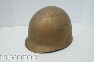 Wwii Us Soldiers M1 Helmet Liner Capac Mfc.  W/ Chinstrap