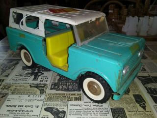 Early Structo Toys Us Navy International Harvester Scout Truck 60 