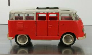 Vintage Buddy L 23 Window Vw Volkswagen Bus Pressed Steel Toy