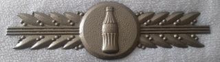 Rare 1940s Coca - Cola " Kay Display " Frame Emblem Medallion For Cardboard Frames