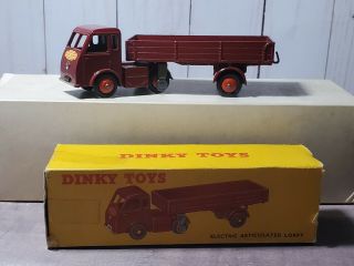 Dinky Toys Electric Articulated Lorry Truck Diecast W/box 421 British Railway