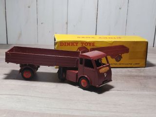 Dinky Toys Electric Articulated Lorry Truck Diecast w/Box 421 British Railway 3