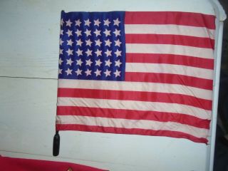 Vintage American Gold Star Mothers Flag By City Of York 42 Stars