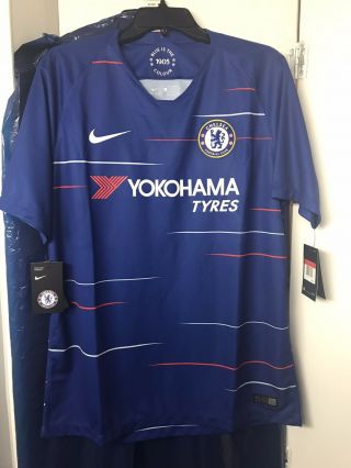 Nike Chelsea Home Jersey 2018 2019 Mens Size Large Pulisic Lampard Shirt Epl Nwt