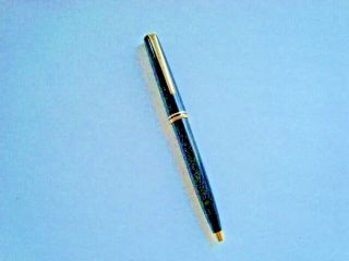 Vintage Montblanc Classic Black With Gold Trim Ballpoint Pen