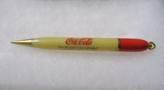Coca - Cola Ladies Necklace Mechanical Pencil - Pause That Refreshes,  Lenox Drug Co