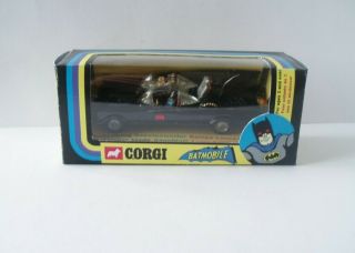 Batman - Corgi 267 Batmobile - Black Whizz Wheels