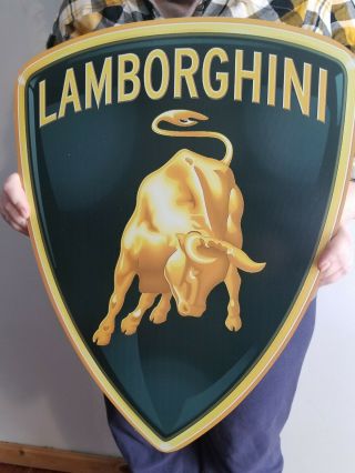 Lamborghini Dealer Sign Automobilia Large