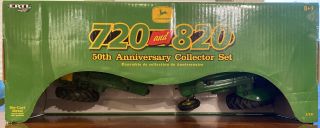 Ertl John Deere 720 And 820 50th Anniversary Collectors Set 1/16th Scale 2