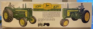 Ertl John Deere 720 And 820 50th Anniversary Collectors Set 1/16th Scale 3