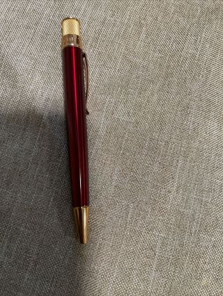 Retro 51 Pen Red With Gold Trim