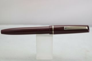 Vintage Osmiroid No.  65 Italic Fine Oblique Burgundy Fountain Pen,  CT 3