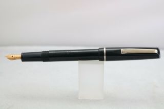 Vintage Osmiroid No.  65 Italic Medium Straight Black Fountain Pen,  CT 2