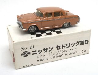 Kado (japan) 1/43 Nissan Cedric 30d 1960 Model No.  11 Mib