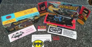 Corgi 267 Batmobile Batman & Robin Red Wheel Edition Restored & Display Box